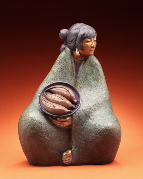 figurative bronze sculpture by Martha Pettigrew