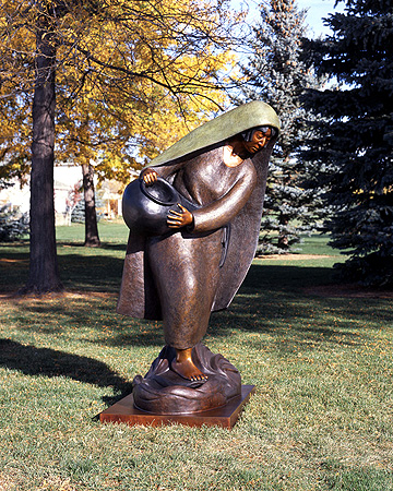 Bronze equine sculpture by Martha Pettigrew