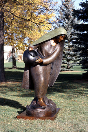 figurative bronze sculpture by Martha Pettigrew