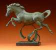 bronze equine sculpture by Martha Pettigrew