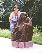 fine figurative bronze sculpture