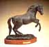 bronze equine sculpture by Martha Pettigrew